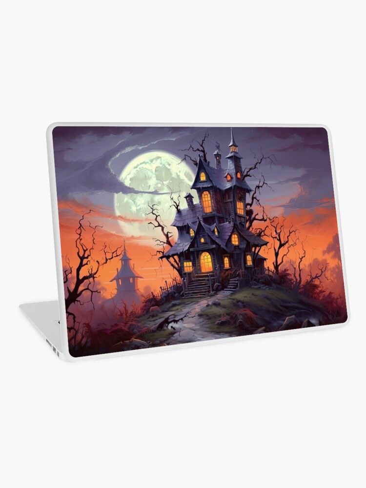 Thumbnail 1 of 2, Laptop Skin, House on the Hill designed and sold by LynneMitchell.