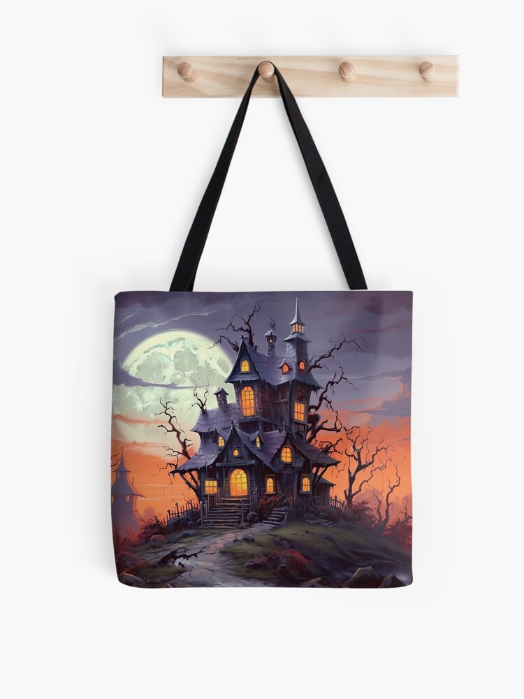 Thumbnail 1 of 2, Tote Bag, House on the Hill designed and sold by LynneMitchell.