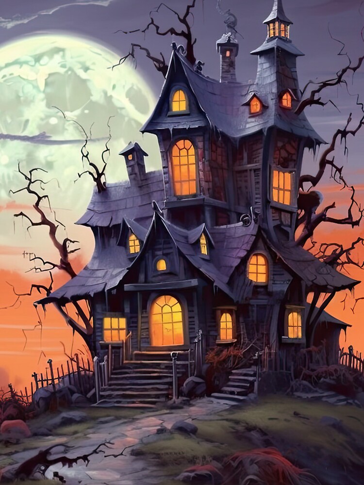 Thumbnail 4 of 4, iPhone Case, House on the Hill designed and sold by LynneMitchell.