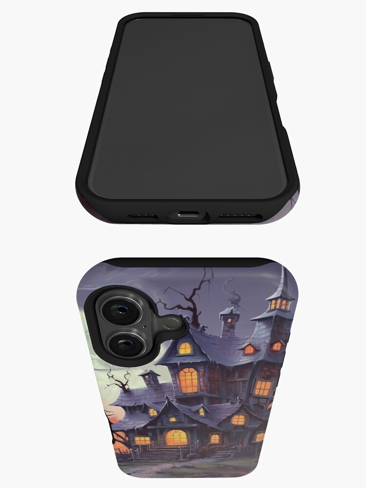Thumbnail 3 of 4, iPhone Case, House on the Hill designed and sold by LynneMitchell.