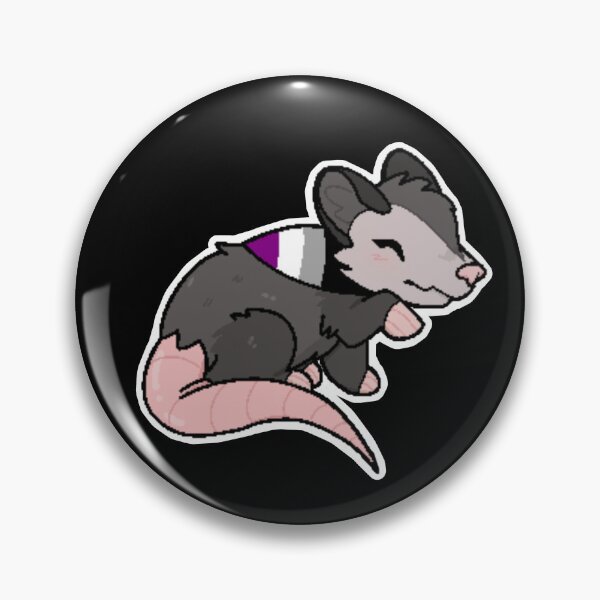 Item preview, Pride Opossum Asexual Pride Flag designed and sold by daxiclies.