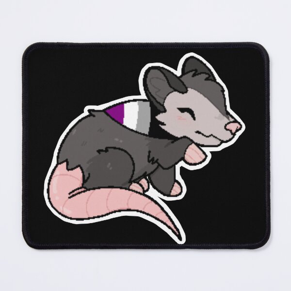 Item preview, Pride Opossum Asexual Pride Flag designed and sold by daxiclies.