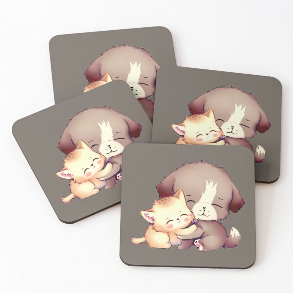 Item preview, Puppy & Kitty Are Friends designed and sold by VDUBYA.