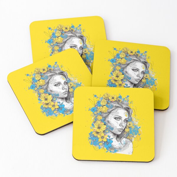 Item preview, Floral Illustration - Trash Polka Inspired - Ukrainian woman designed and sold by brindled.
