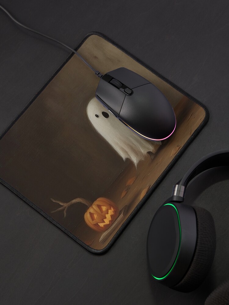 Thumbnail 4 of 5, Mouse Pad, Play Ghost designed and sold by LynneMitchell.