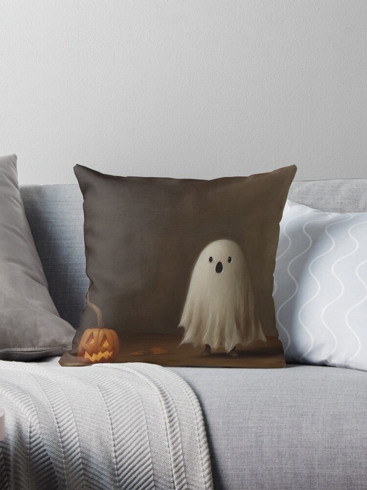 Thumbnail 1 of 4, Pillow, Play Ghost designed and sold by LynneMitchell.