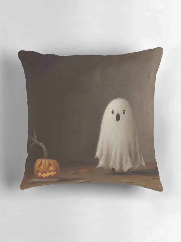 Thumbnail 3 of 4, Pillow, Play Ghost designed and sold by LynneMitchell.