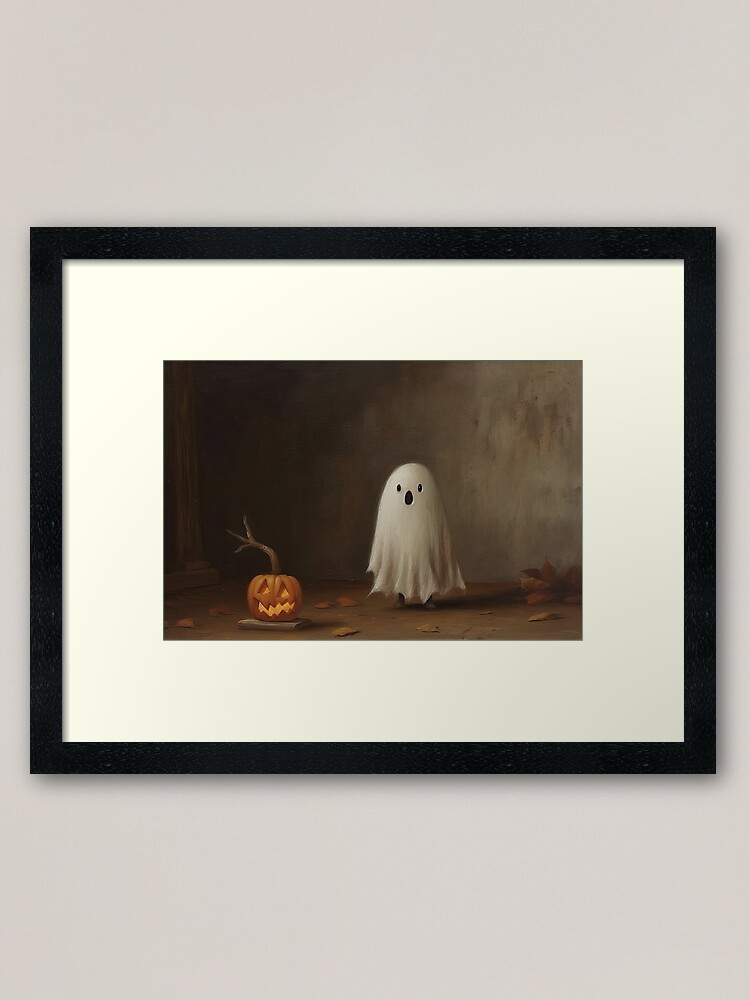 Thumbnail 1 of 7, Framed Art Print, Play Ghost designed and sold by LynneMitchell.