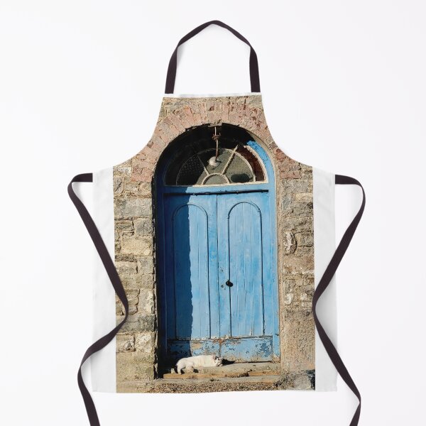 Item preview, Blue door and cat designed and sold by AnthonyThomas.