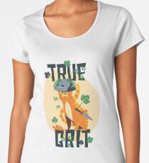 True Grit Cat Women's Premium T-Shirt