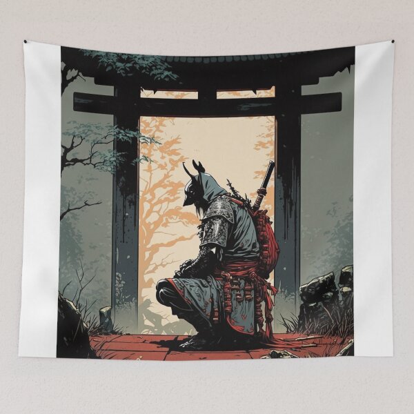 Item preview, Resilient Spirit: The Defeated Samurai designed and sold by CanvasDreamland.