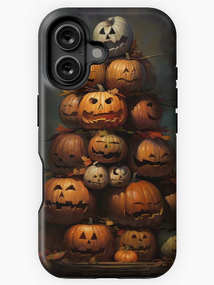 Thumbnail 1 of 4, iPhone Case, Pumpkin Personalities designed and sold by LynneMitchell.