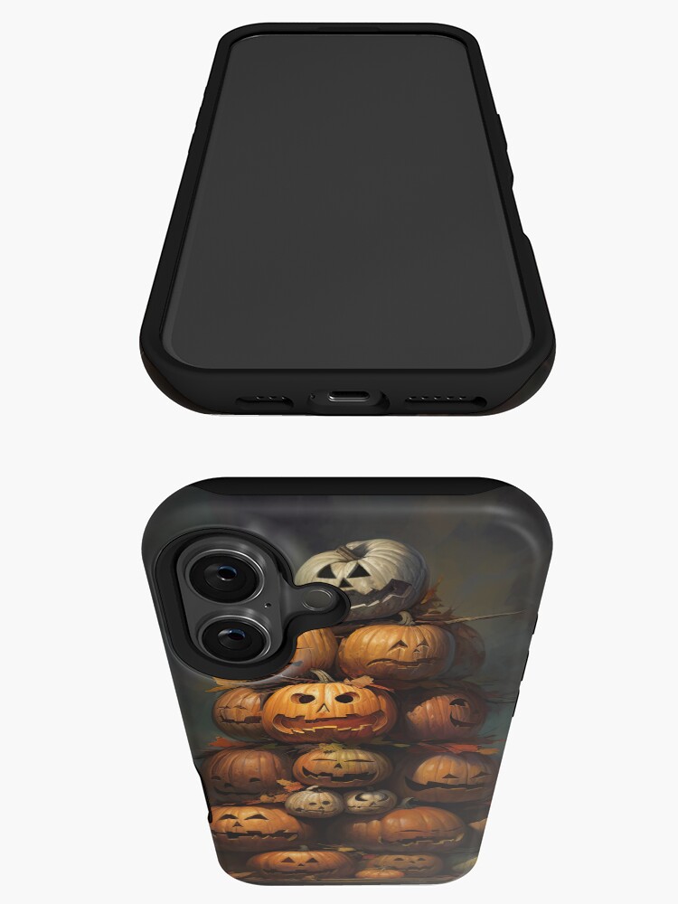 Thumbnail 3 of 4, iPhone Case, Pumpkin Personalities designed and sold by LynneMitchell.