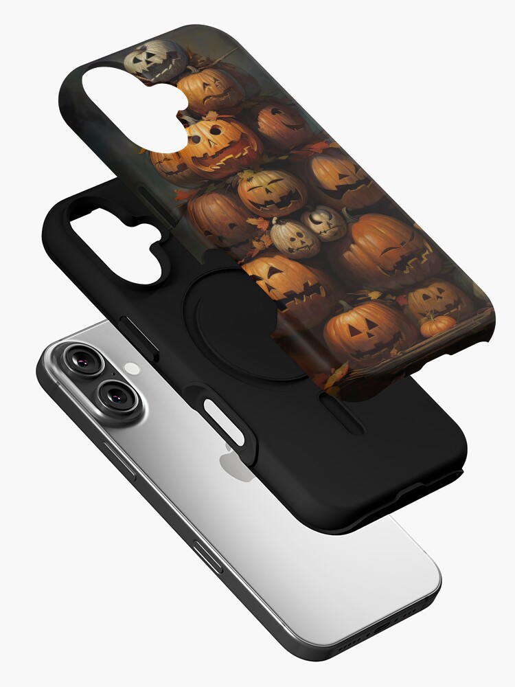 Thumbnail 2 of 4, iPhone Case, Pumpkin Personalities designed and sold by LynneMitchell.