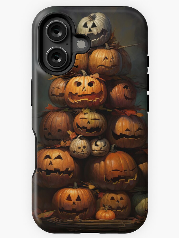 Thumbnail 1 of 4, iPhone Case, Pumpkin Personalities designed and sold by LynneMitchell.