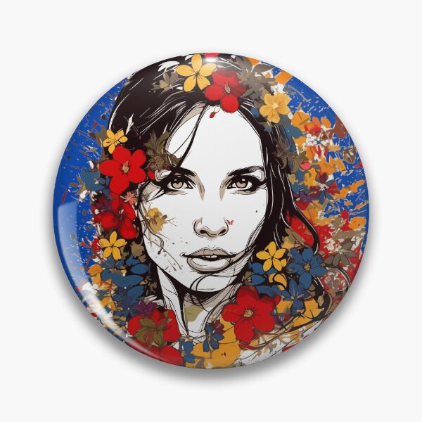 Artikelvorschau, Florale Illustration – Trash Polka inspiriert – venezolanische Frau entworfen und verkauft von brindled.