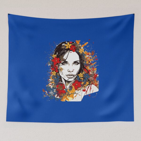 Item preview, Floral Illustration - Trash Polka Inspired - Venezuelan woman designed and sold by brindled.