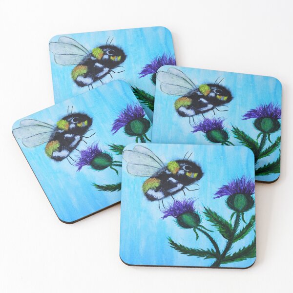 Item preview, The Thistle and the Bee designed and sold by MesmerizeArts.