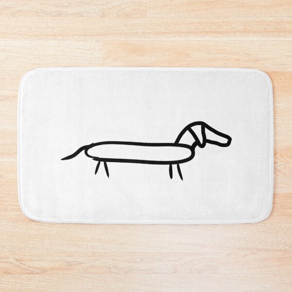Item preview, Wiener Dog stick figure - Welshdesigns designed and sold by welshdesigns.