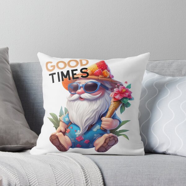 Item preview, Good Times Beach Gnome designed and sold by SaikoDesigns.