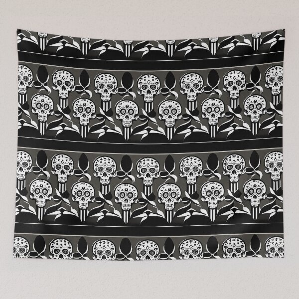 Item preview, Stylish Skull Stripes designed and sold by JoanNinjaHen.