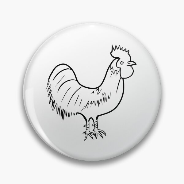 Item preview, Stick figure of a Roosteer - Welshdesigns designed and sold by welshdesigns.