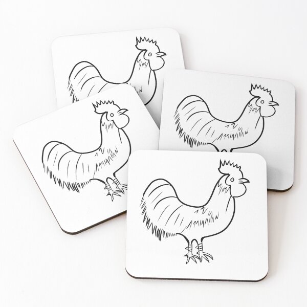 Item preview, Stick figure of a Roosteer - Welshdesigns designed and sold by welshdesigns.