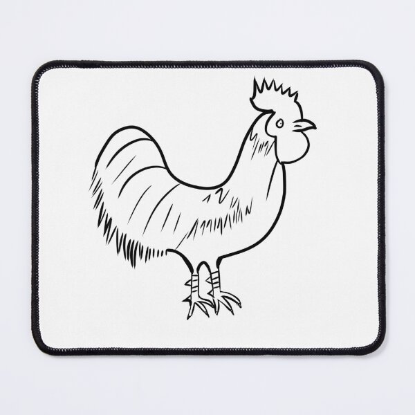 Item preview, Stick figure of a Roosteer - Welshdesigns designed and sold by welshdesigns.
