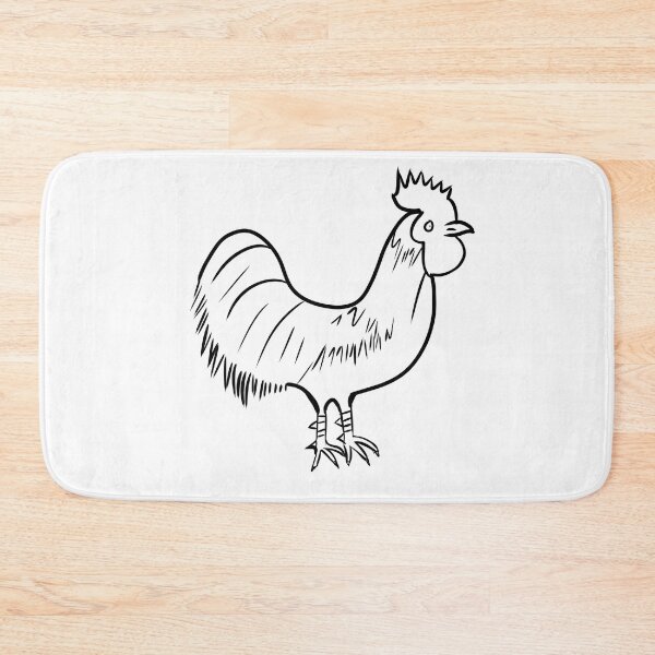 Item preview, Stick figure of a Roosteer - Welshdesigns designed and sold by welshdesigns.