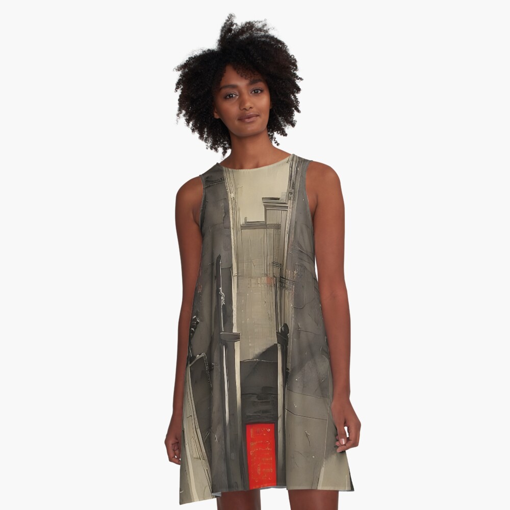Item preview, A-Line Dress designed and sold by StudioDestruct.
