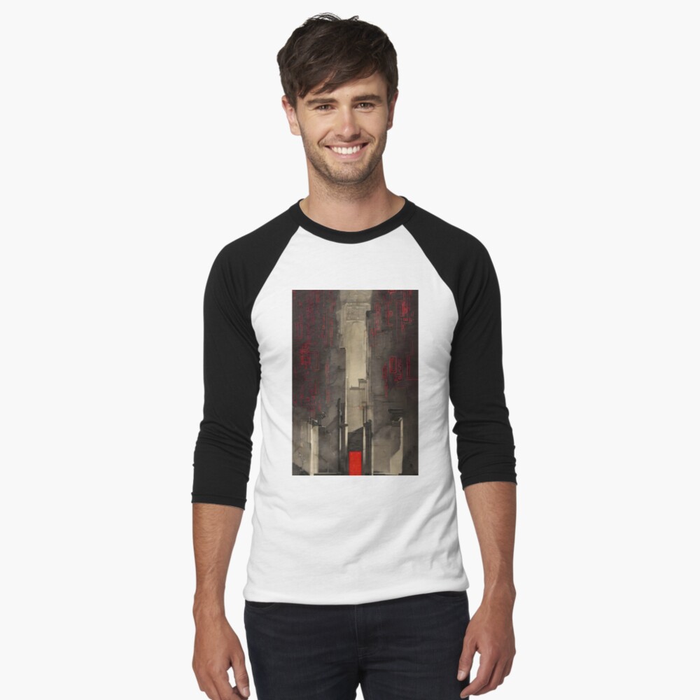 Item preview, Baseball ¾ Sleeve T-Shirt designed and sold by StudioDestruct.