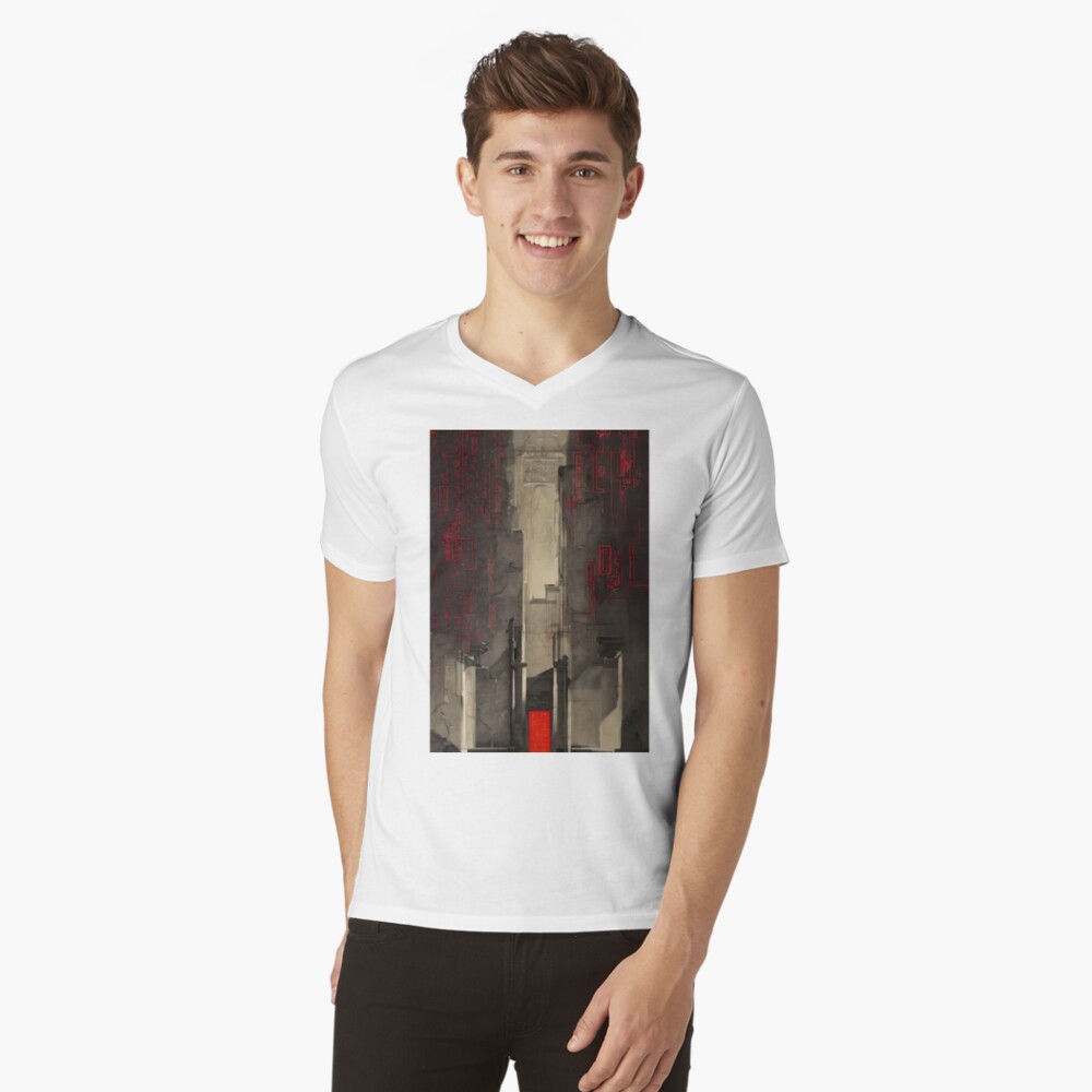 Item preview, V-Neck T-Shirt designed and sold by StudioDestruct.