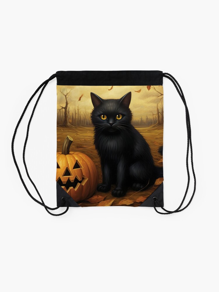 Thumbnail 2 of 3, Drawstring Bag, Seasonal Friends designed and sold by LynneMitchell.