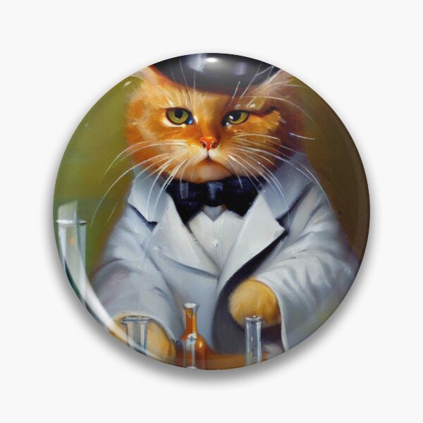 Item preview, Cat Chemist  designed and sold by CrankyOldDude.