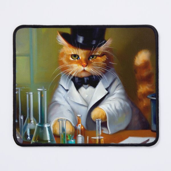 Item preview, Cat Chemist  designed and sold by CrankyOldDude.