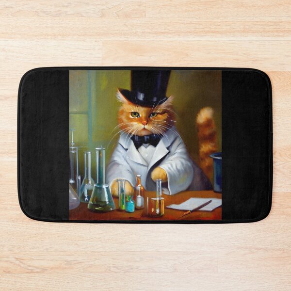 Item preview, Cat Chemist  designed and sold by CrankyOldDude.