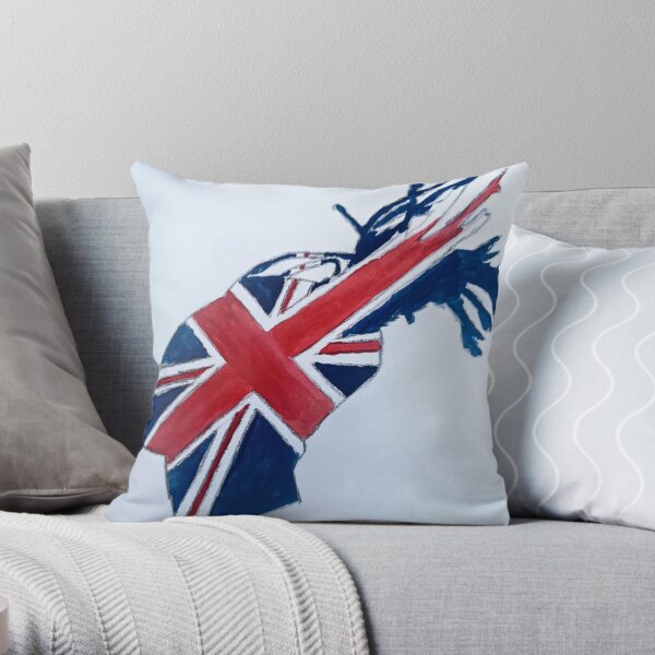 My Identity: Great Britain Throw Pillow