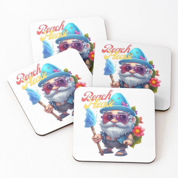 Item preview, Beach Please Gnome designed and sold by SaikoDesigns.
