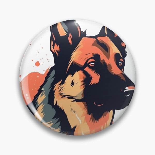 Item preview, K-9 Kompanions German Shepherd Minimalist Gear & masterpieces - Simple & Stylish Clutch for Your Canine-loving Lifestyle designed and sold by DooodleGod.