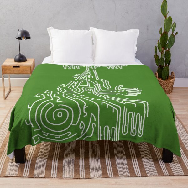 Item preview, White on Green Rauru Geoglyph (Totk) designed and sold by HeartonSleeves.