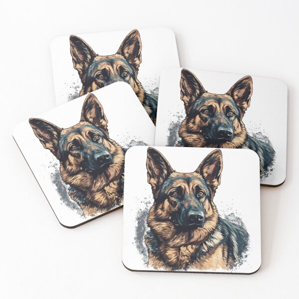 Item preview, Shepherd Photo-Realistic artwork: Cute Apparel for Canine Lovers by K-9 designed and sold by DooodleGod.