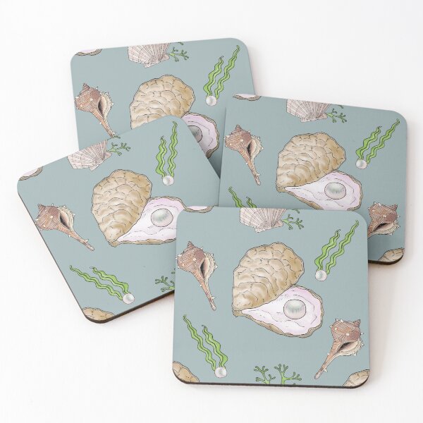 Item preview, Pearl, Oyster, Scallop, Murex, Seaweed (of Myth) - Seafoam designed and sold by GreekMythComix.