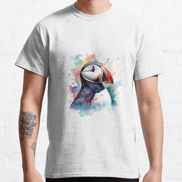 Item preview, Puffin Watercolour Bird Painting designed and sold by AqueductDesigns.