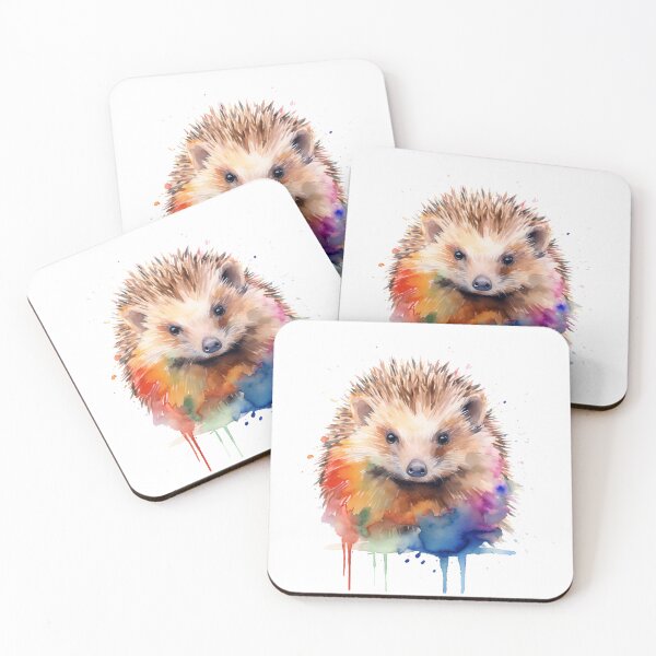 Item preview, Hedgehog #1 Watercolour Animal Painting designed and sold by AqueductDesigns.