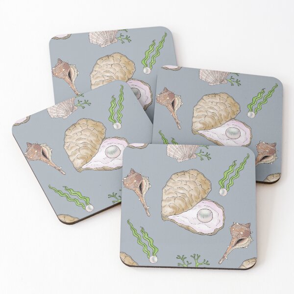 Item preview, Pearl, Oyster, Scallop, Murex, Seaweed (of Myth) - Seablue designed and sold by GreekMythComix.