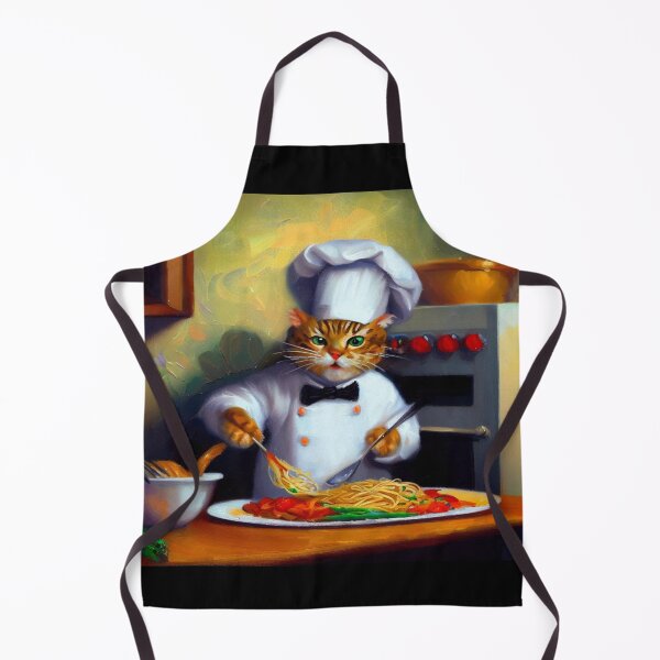 Item preview, Cat Cooking Spaghetti designed and sold by CrankyOldDude.