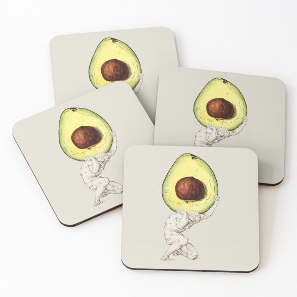 Item preview, Atlas Holding the Great Avocado designed and sold by Ztudio.