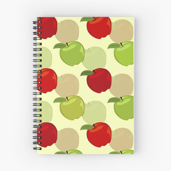 Artikelvorschau, Red Green Cute Apple Pattern entworfen und verkauft von RavoNeo.