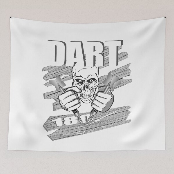 Item preview, Dart 180 is a skull-style dart motif for dart athletes and dart professionals with their own style. designed and sold by ChrUzDesigner.