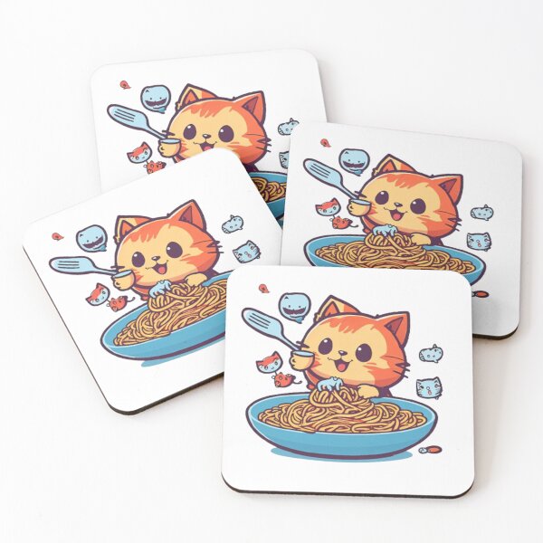 Item preview, Copy of Copy of Cat Eating Spaghetti  designed and sold by MouadElMazouzi.
